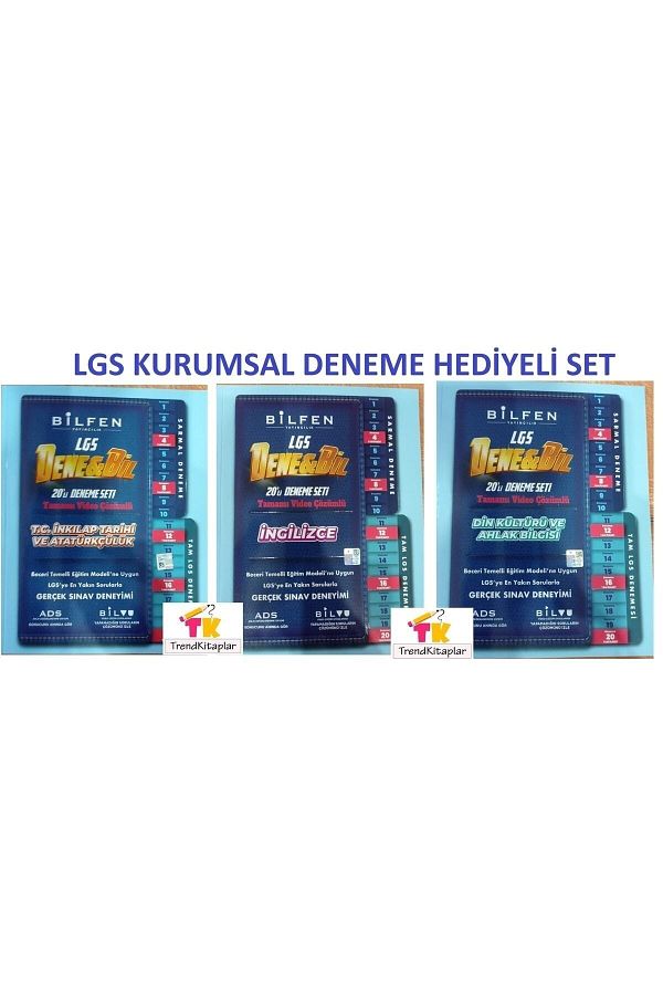 Bilfen Yayıncılık Lgs 8. Sınıf Bilfen Denebil Inkılap Din Ingilizce Deneme Yeni Baskı