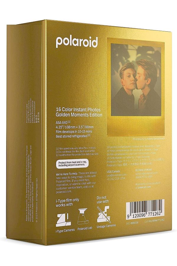 Polaroid Color I-type Film Double Pack - Golden Moments Edition - Görsel 3