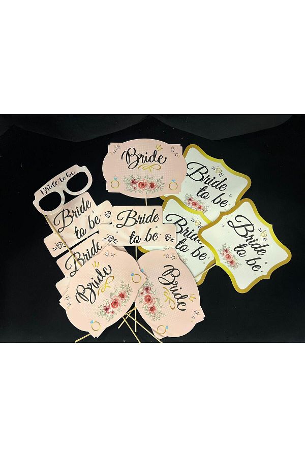 Bride To Be Partisi Bride 10'lu Konuşma Kartı Seti