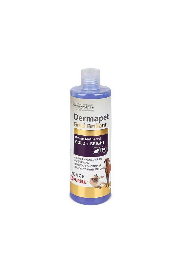 Dermapet Sarı Kahverengi Irk Kedi Ve Köpekİçin Etkili Kremli Şampuan 450 Ml