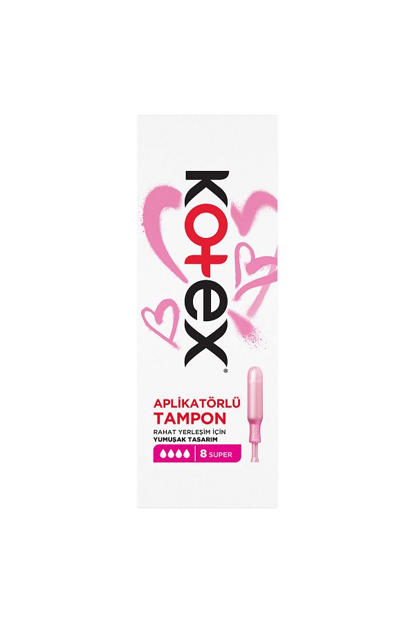Aplikatörlü Tampon Süper 8'li