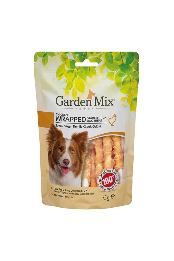 Garden Mıx Tavuk Sargılı Kemik Köpek Ödülü 75 Gr