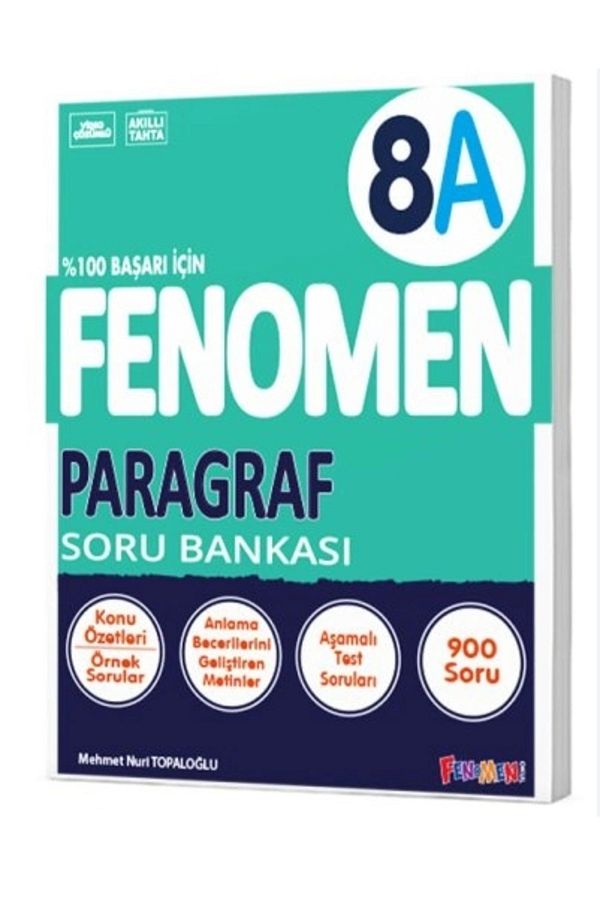 Fenomen Okul Yayınları Lgs 8. Sınıf Paragraf A Soru Bankası