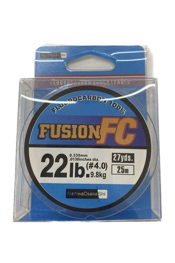 Naniwa Osaka Shi Fusion 100% Fluorocarbon ShockLeader 25mt Misina - 0.393MM
