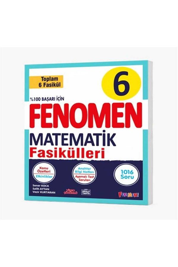 FENOMEN 6 MATEMATİK FASİKÜL SETİ (1-2-3-4-5-6. SAYILAR)