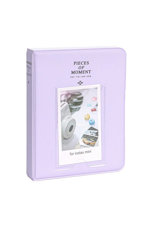 Fujifilm Instax mini 12 Lila Fotoğraf Makinesi-10'lu Film-Kıskaçlı Stand-PVC Albüm ve Simli Pleksi Kılıf Seti - Görsel 3
