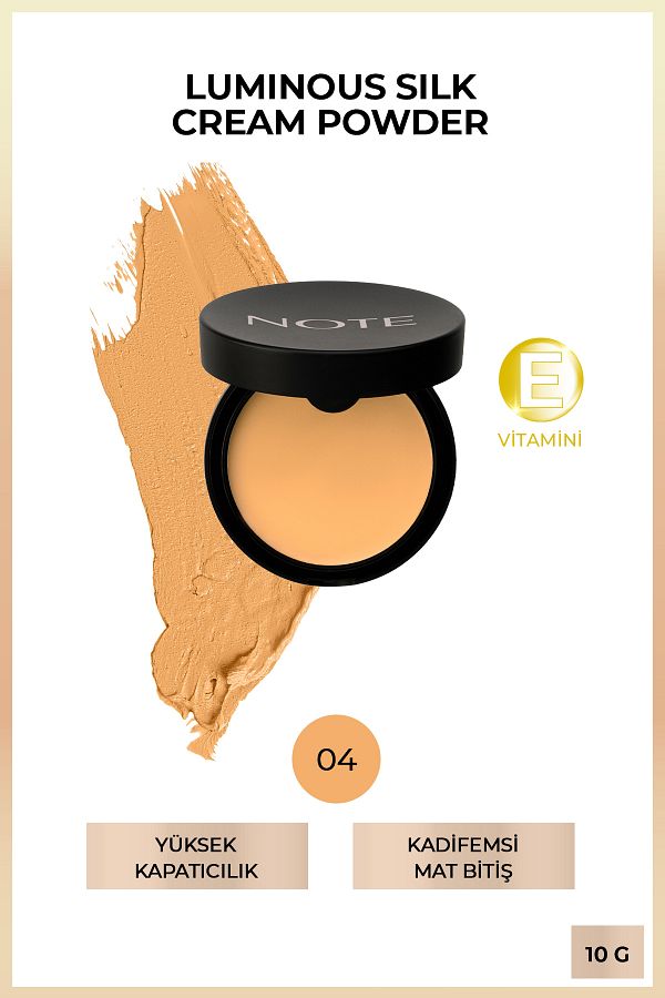 Luminous Silk Cream Powder 04 Sand Patakrem Pudra Fondöten