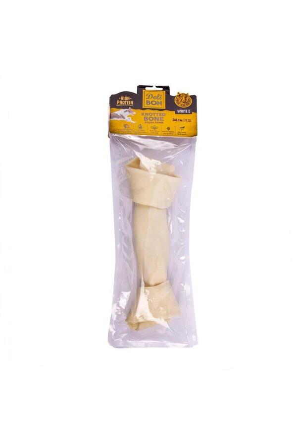 Deri El İşi Kemik Düğüm Kemik Model Beyaz 21 Cm