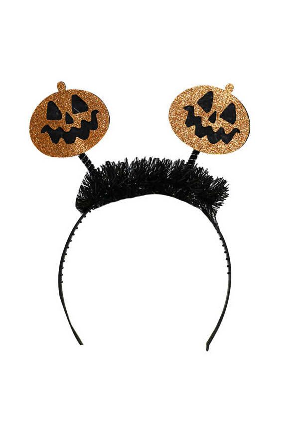 Halloween Balkabağı Simli Parti Tacı Halloween Parti Tacı Cadılar Bayramı Taç