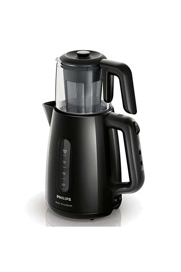 Philips Hd7301 Çay Makinesi, 1.9 L Kapasite, Gizli Rezistans, 1700 W ,siyah ,otomatik Kapanma - Görsel 3