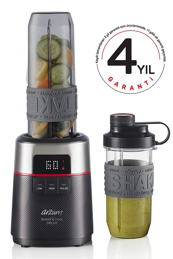 AR1148 Shake'N Take Dream Kişisel 500 W Smoothie Blender - Siyah