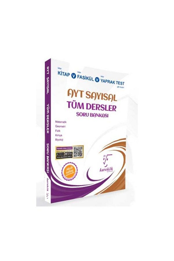 Karekök Ayt Sayısal Tüm Dersler Soru Bankası