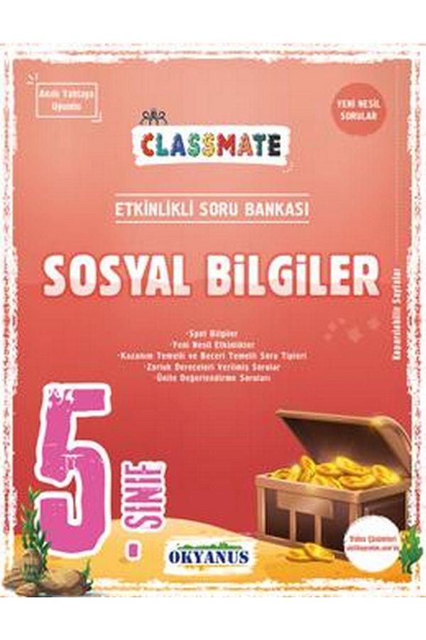 5. Sınıf Classmate Sosyal Bilgiler Soru Bankası 2024