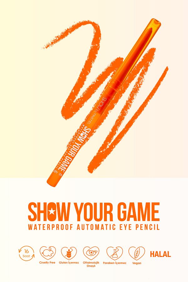 Show Your Game Waterproof Gel Eye Pencil - Jel Göz Kalemi 407_7