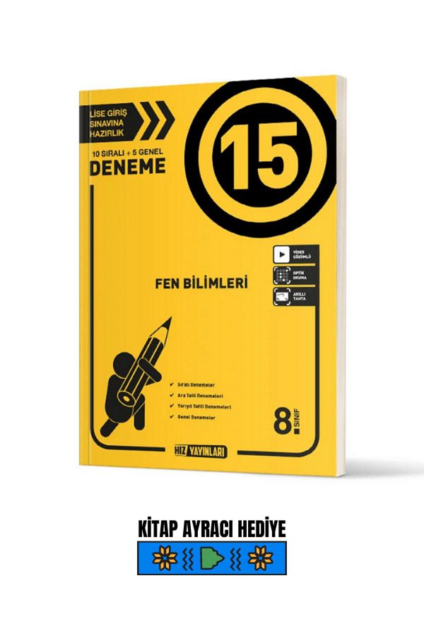 HIZ YAYINLARI LGS 8. SINIF FEN BİLİMLERİ DENEME