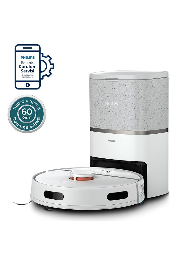Philips Islak Ve Kuru Temizlik Robotu 4000 Pa, Sert Zemin Ve Halıya Uygunxu3110/02 Homerun 3000 Serisi Aqua - Görsel 3
