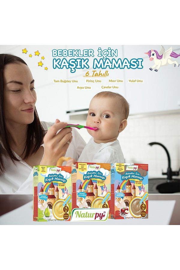 Kaşık Maması 6+ Armutlu,Sütlü 200 g