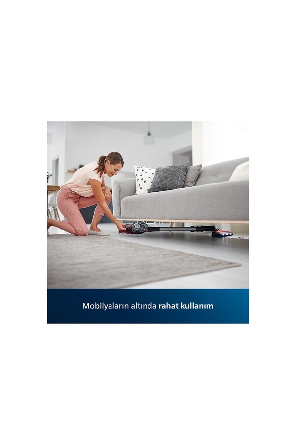 Philips Speed Pro Max ULTRA YENİ SERİ 25.2 V ÇEKİM GÜCÜ Şarjlı Dikey Süpürge TURBO FIRÇALI - Görsel 5