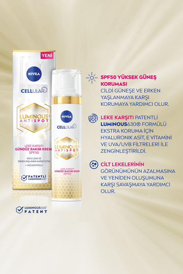 Luminous630 Leke Karşıtı Gündüz Yüz Kremi 40 Ml,spf50 Yüksek Güneş Korumalı,E Vitamini_5