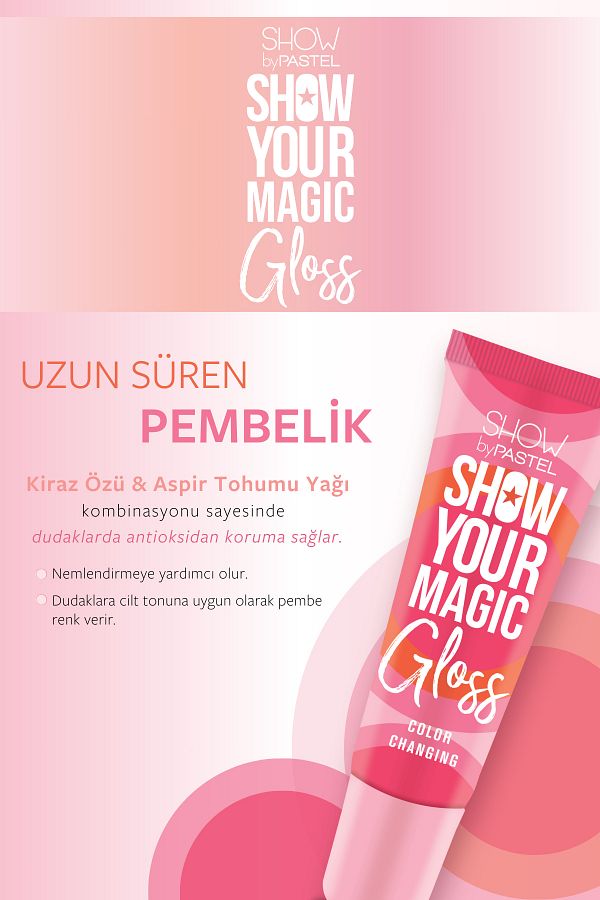 Show Your Magic Gloss Color Changing - Renk Değiştiren Dudak Parlatıcısı_6