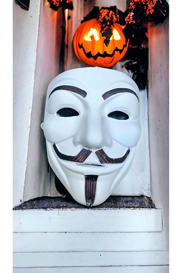 Halloween V For Vendetta Maske Cadılar Bayramı Korkutucu Maske Vendetta Halloween Mask