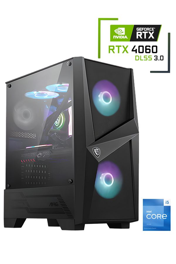 MSI İNTEL CORE İ5 13400F / 16GB DDR4 / 1 TB 3300-3100 MB /s M2 SSD / RTX4060 GAMING MASAÜSTÜ PC
