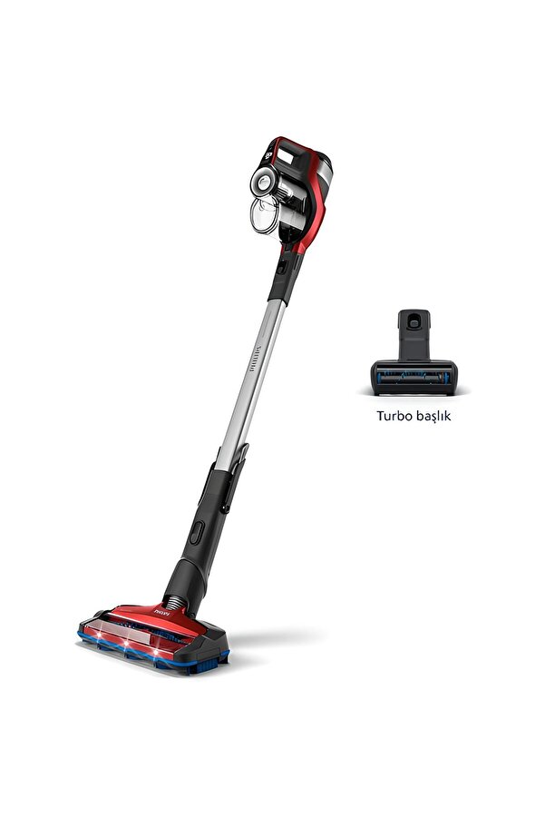 Philips Speed Pro Max ULTRA YENİ SERİ 25.2 V ÇEKİM GÜCÜ Şarjlı Dikey Süpürge TURBO FIRÇALI