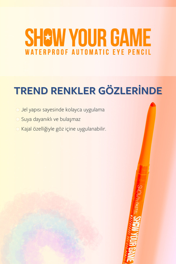 Show Your Game Waterproof Gel Eye Pencil - Jel Göz Kalemi 407_4
