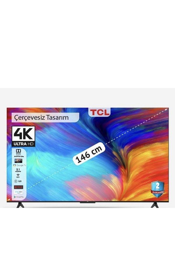 TCL 58P633 58" 147 Ekran Uydu Alıcılı 4K Ultra HD Google Smart LED TV - Görsel 2