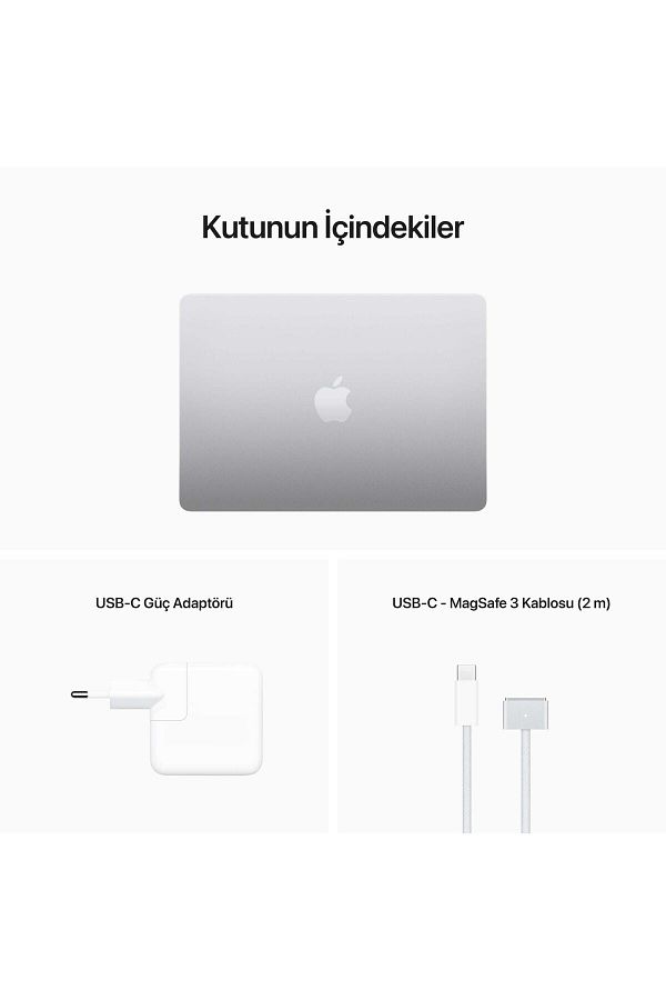 Apple Macbook Air 13.6" M2 8c Cpu 10c Gpu 8 Gb 512 Gb Ssd Gümüş Mly03tu/a - Görsel 11