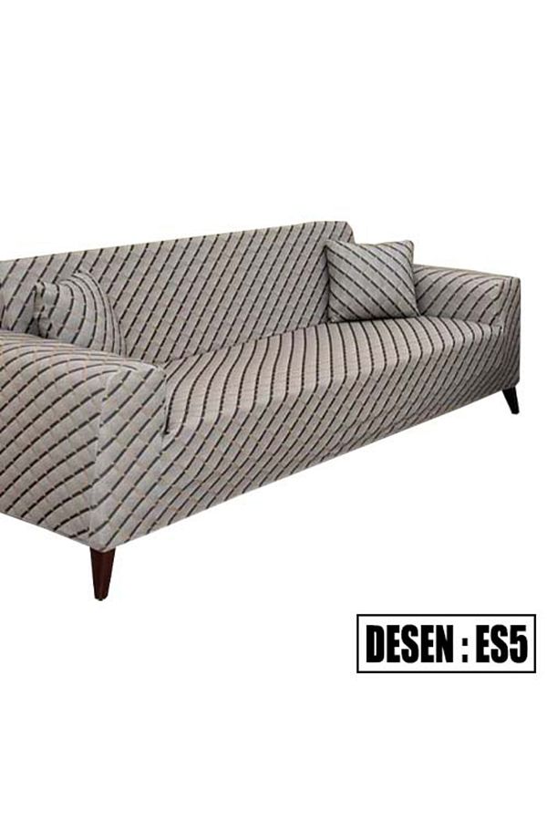 DİGİTAL BASKI DESENLİ KUMAŞ ÜÇLÜ & ÇEKYAT KOLTUK KILIFI