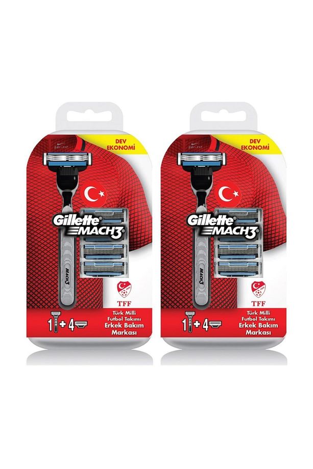 Tıraş Makinesi Mach-3 + 5 Başlık X 2 Adet - 1