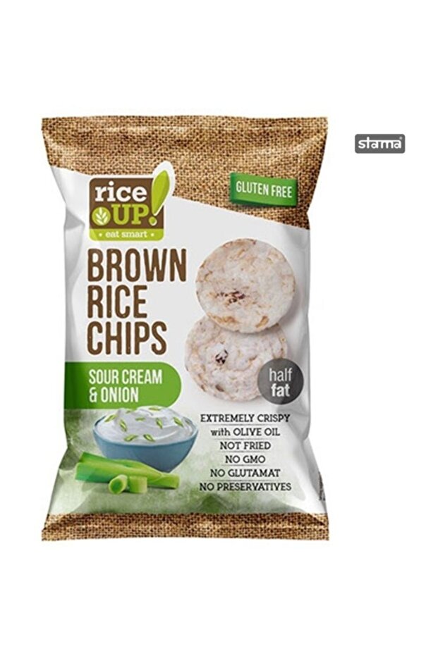 Rice Up Brown Rice Chips Sour Cream&Onion 60 g