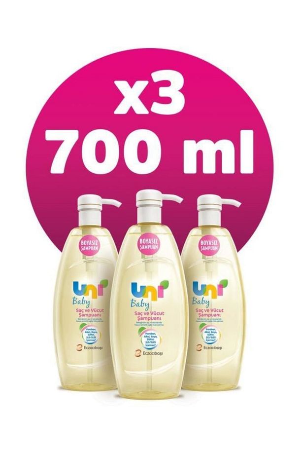 Şampuan 700 Ml 3'lü - 1