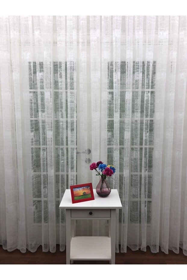 Sports Pattern Lace Tulle Curtain, 400X260 Cm, Tight Pleat, 1/3