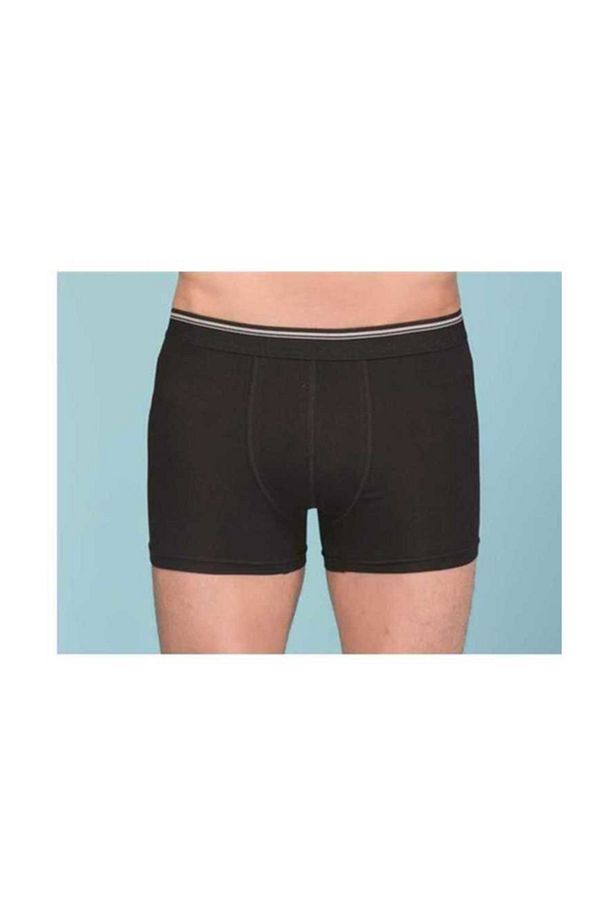 Erkek Boxer Likralı (3 Adet) Siyah 2xl - 1
