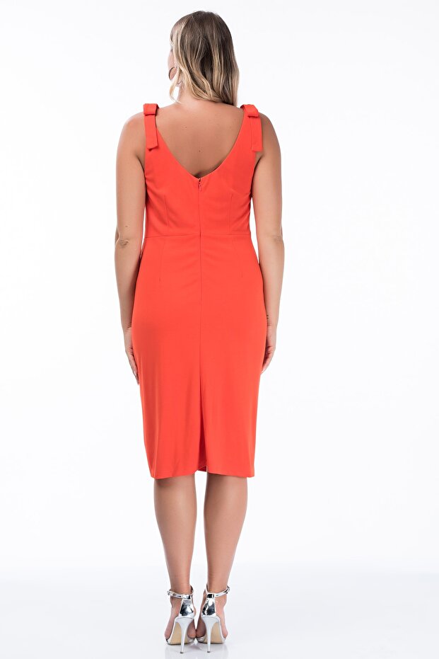 Women's Pomegranate Bird Eyed Dress 26A7960 - 2