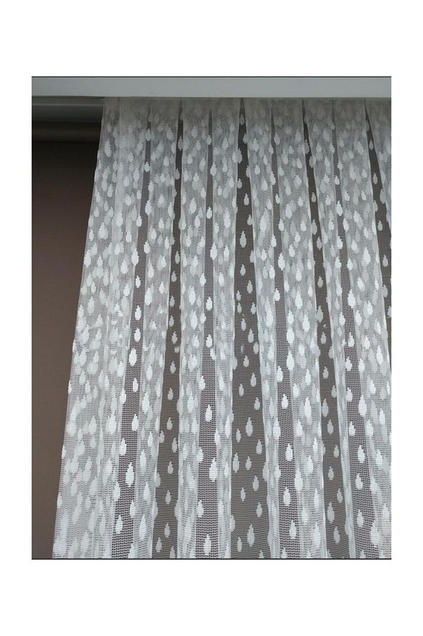 Spor Desen Dantel Tül Perde, 550x260, Normal Pile, 1/2.5 - 1