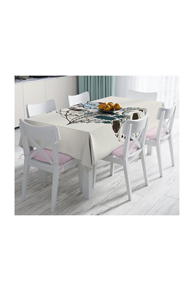 Special Design Digital Printed Stain Resistant Tablecloth - 140 X 180 Cm