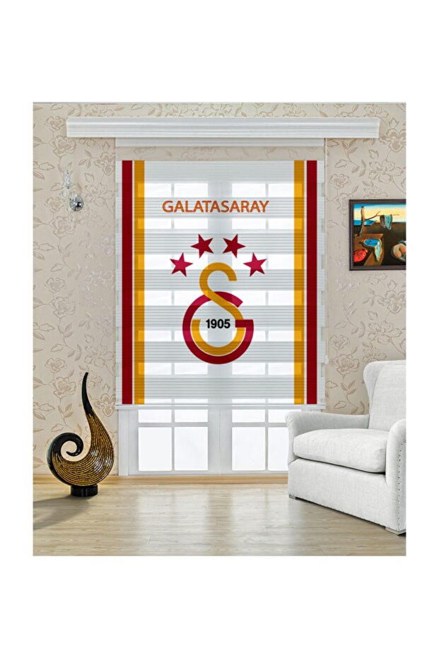 Galatasaray Baskılı Zebra Perde - 1