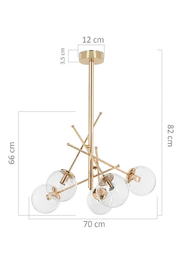 Gondia 5’li Avize - 4