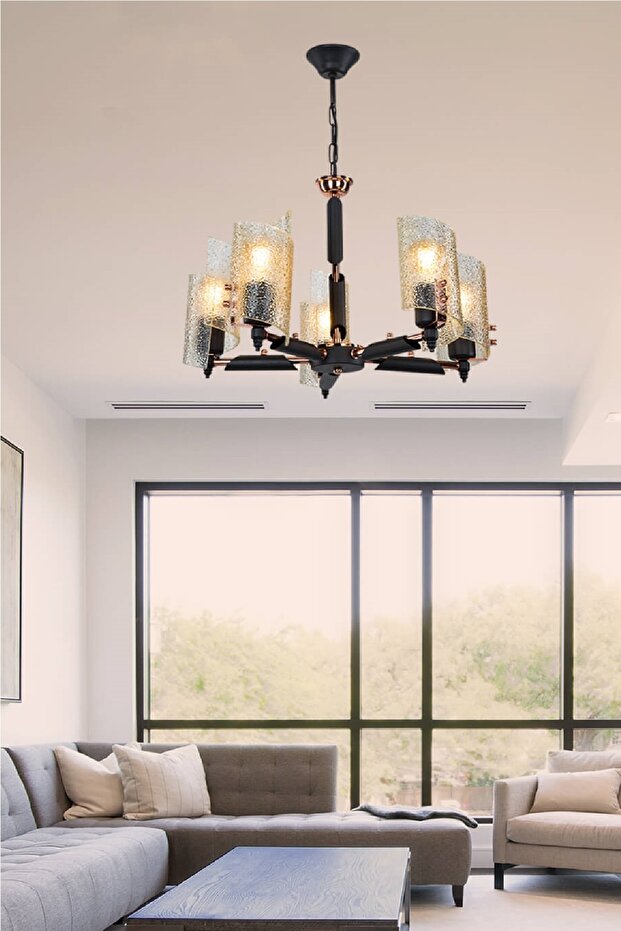 Silva 5’Li Bal Cam Avize - 1