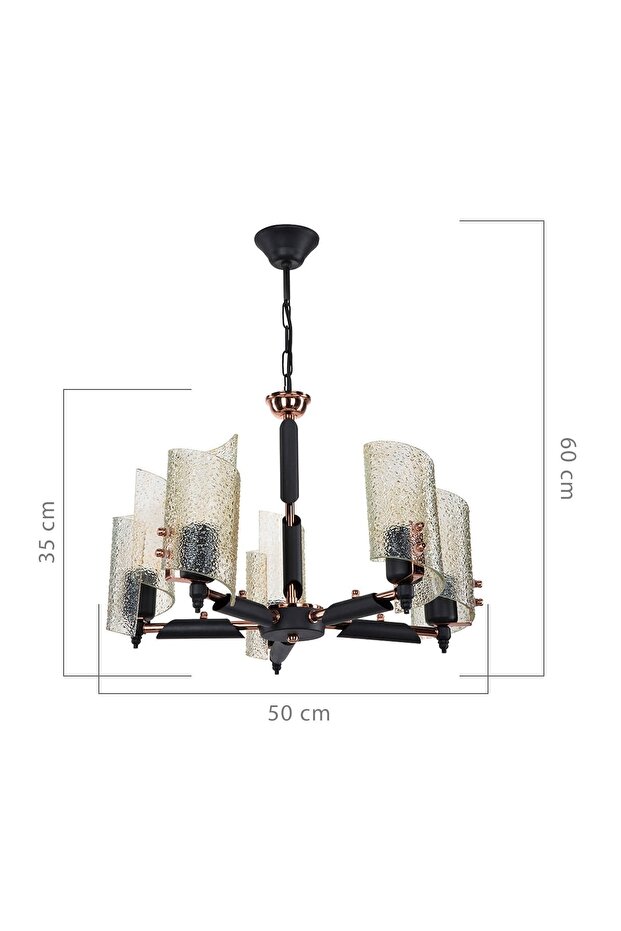 Silva 5’Li Bal Cam Avize - 4