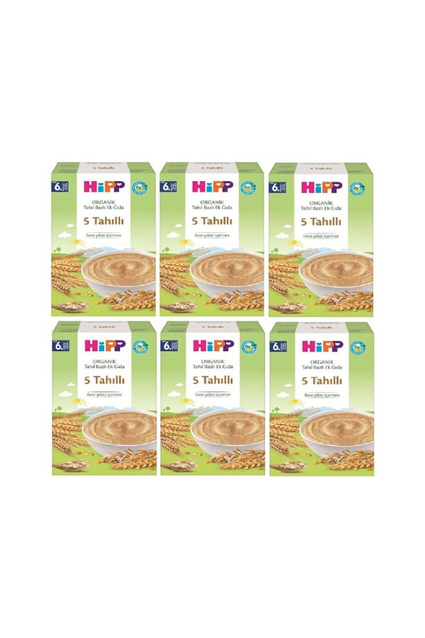 Organik 5 Tahıllı Tahıl Bazlı Ek Gıda 200gr X 6 Adet - 1