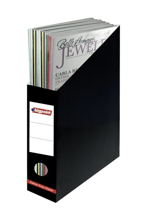 Karton Kutu Klasör Siyah - 1