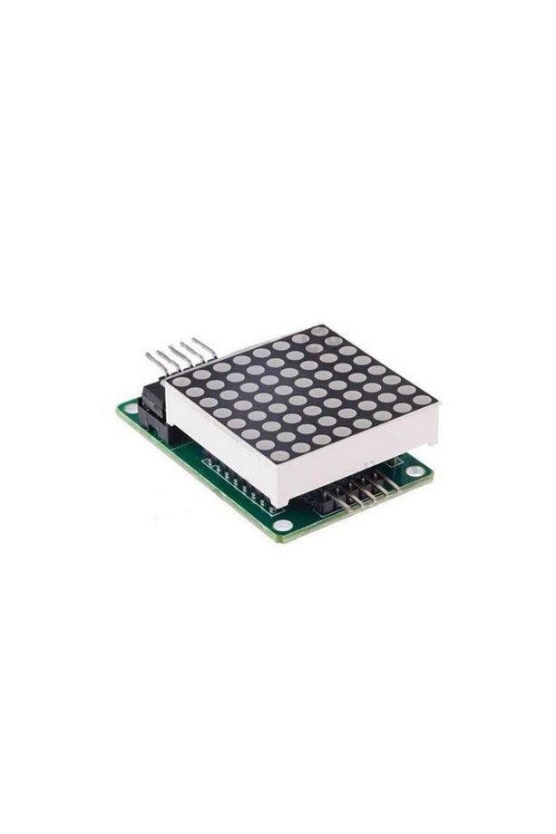 Max7219 8x8 Kırmızı Dot Matrix Modülü Shield - 3