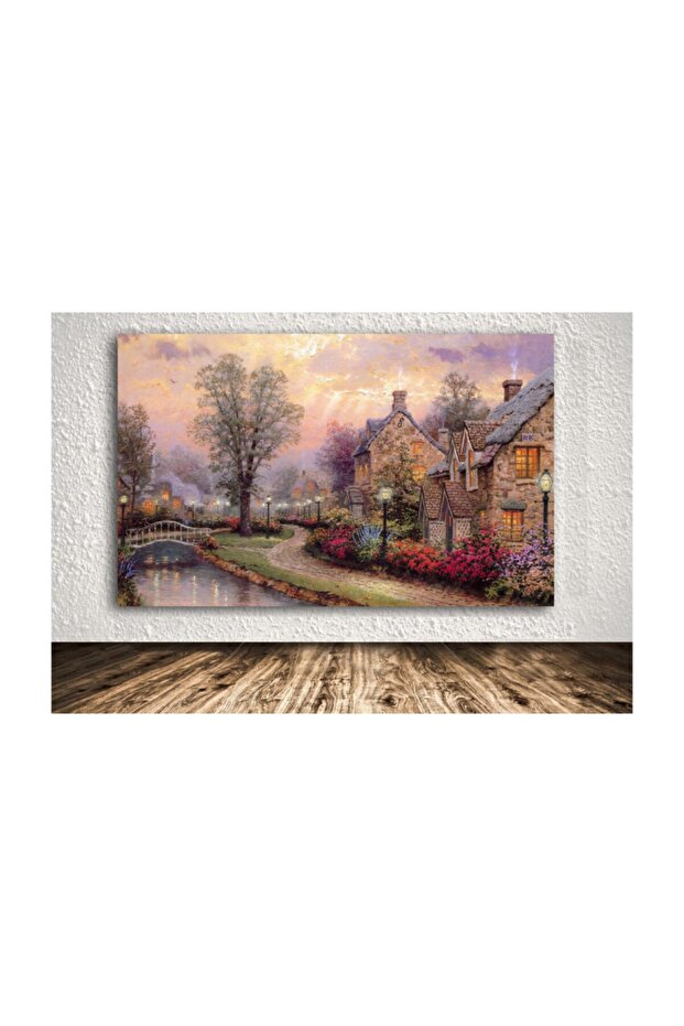 Dev Boyut Dekoratif Tuval Kanvas Tablo 90x130 - 1
