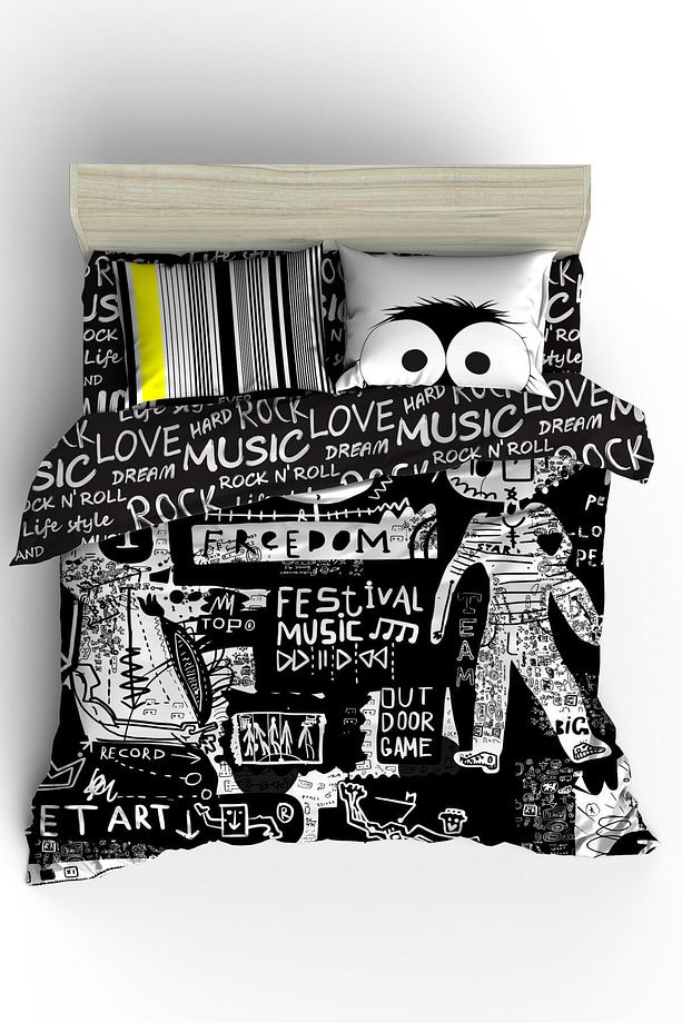 Music Çift Kişilik Nevresim Takımı - 1