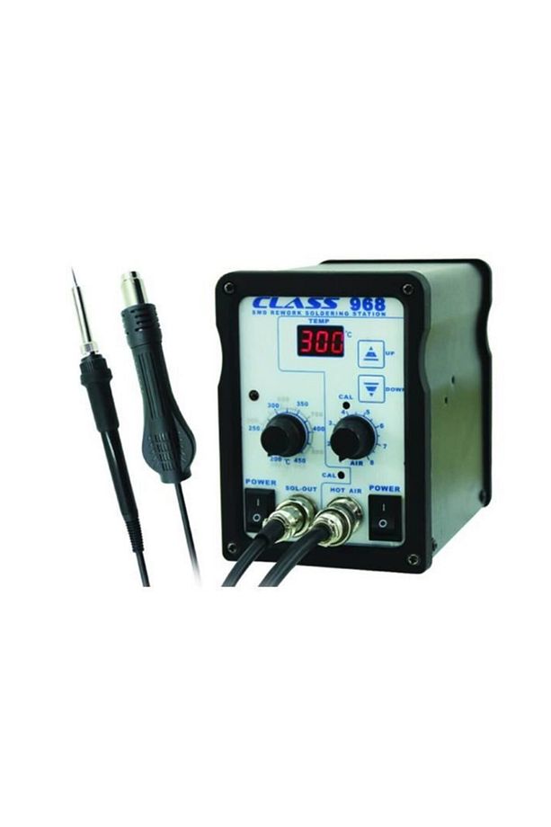 Tek Led Ekran Kolay Isı Ayarlı Üflemeli Havya - 968 - 1