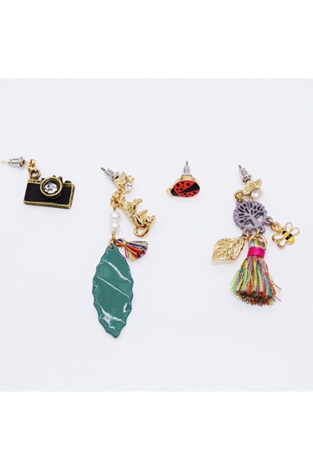 Şans Sembolleri Küpe Set ( 4 Lü)